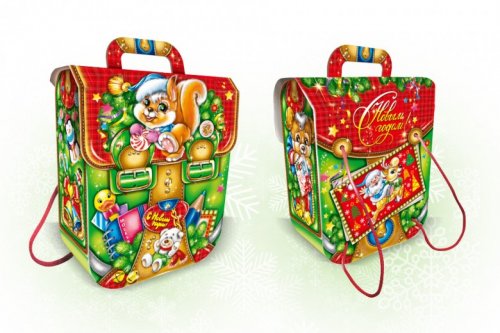 Новогодняя Упаковка «Рюкзачок для малышей» 